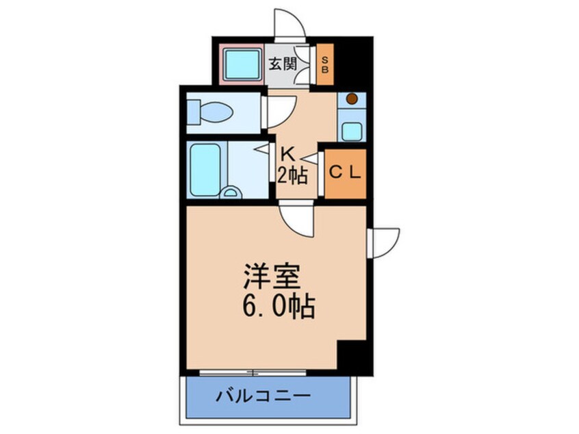 間取図 サムティ梅田北