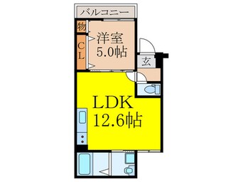 間取図 フジパレス池田石橋Ⅲ番館