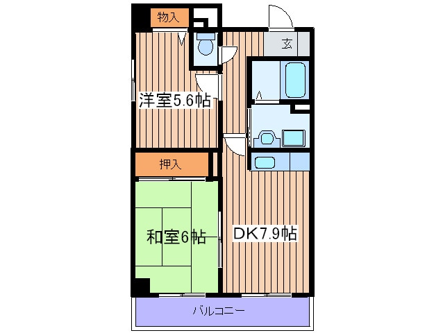 間取り図 MICﾊｲﾂ都島
