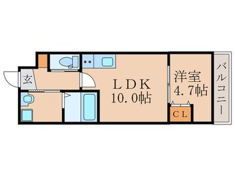 間取図 クオーレⅡ納所