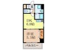 S-FORT江坂Fiore 1DKの間取り