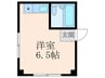 サンスマイル出屋敷 1Rの間取り