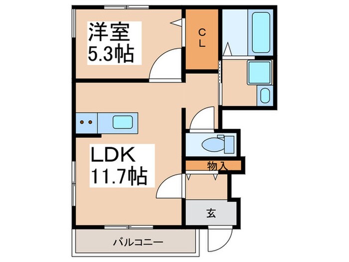 間取り図 Schaan　Carter