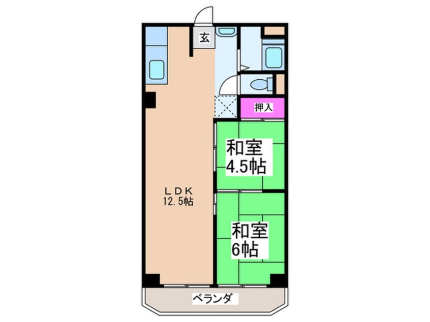 間取図 杉本町グランドハイツ