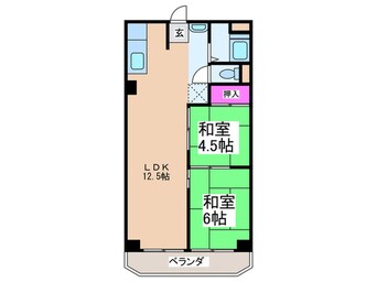 間取図 杉本町グランドハイツ