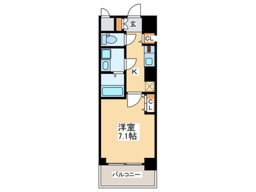 間取図 サムティナンバ南