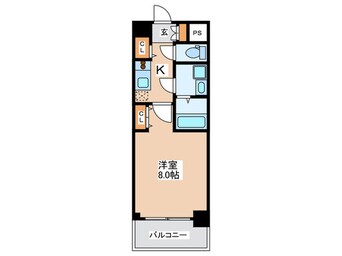 間取図 サムティナンバ南