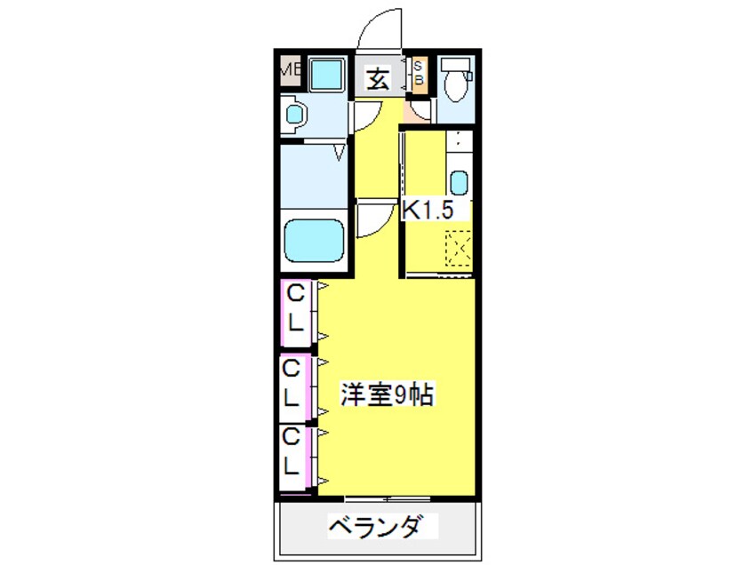 間取図 サムティナンバ南