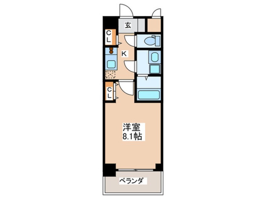 間取図 サムティナンバ南