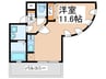 ウィルテラスなんば南 1Rの間取り