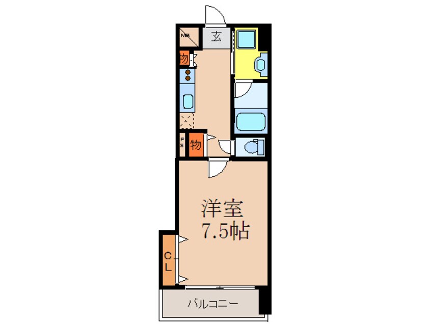 間取図 ア－バネックス江坂公園