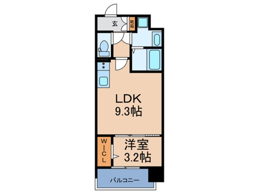 間取図 ﾐﾗｰｼﾞｭﾊﾟﾚｽ日本橋ｸﾗｳﾄﾞ