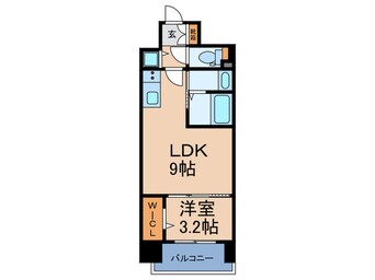 間取図 ﾐﾗｰｼﾞｭﾊﾟﾚｽ日本橋ｸﾗｳﾄﾞ