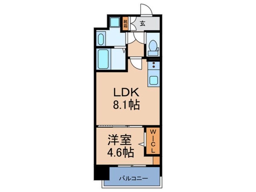 間取図 ﾐﾗｰｼﾞｭﾊﾟﾚｽ日本橋ｸﾗｳﾄﾞ