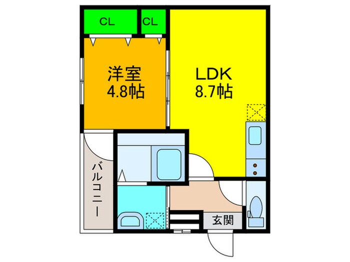 間取り図 フジパレス高石加茂