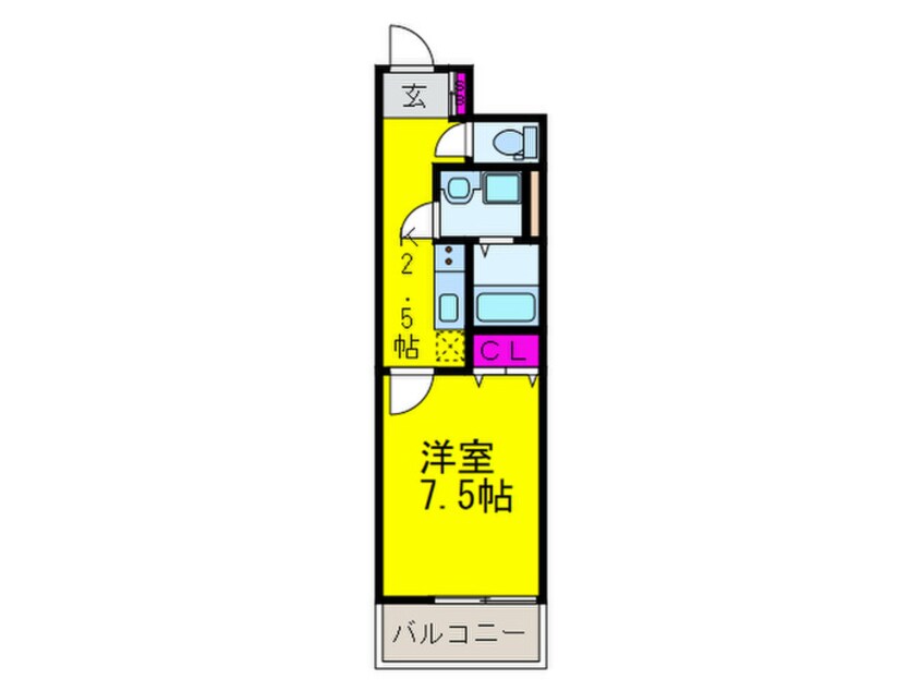 間取図 グロ－パレス西脇