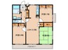 パルコスモス 3LDKの間取り