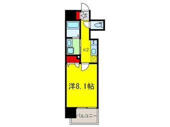 間取図 プレサンス堺筋本町駅前