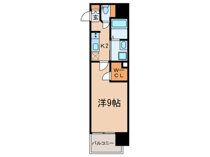間取図 プレサンス堺筋本町駅前