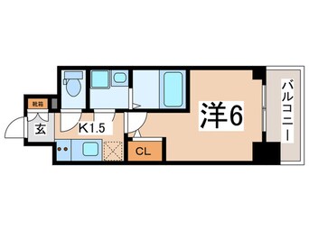 間取図 エスリードレジデンス大阪天王寺