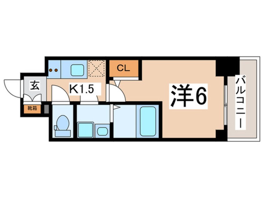 間取図 エスリードレジデンス大阪天王寺
