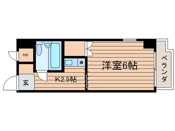 間取図 アヴェ－ル京橋