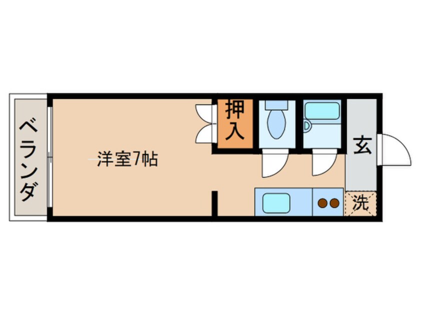 間取図 グランド・ワ－ク御陵