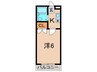 サンガ－デンル－ムⅡ 1Kの間取り