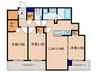 シティタワー梅田東（903） 3LDKの間取り