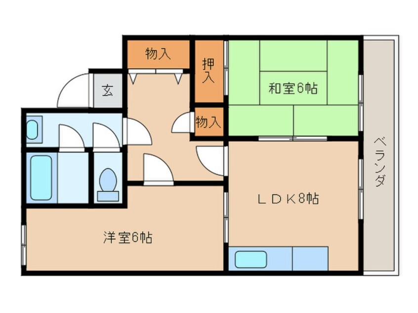 間取図 カサド・エムズ