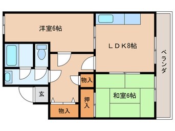 間取図 カサド・エムズ