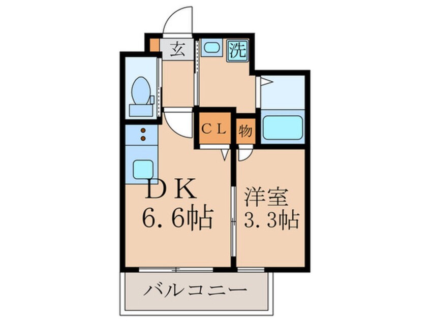 間取図 ｓｔ．Ｒｅｓｉｄｅｎｃｅ深草