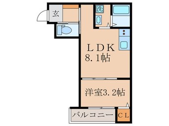 間取図 ｓｔ．Ｒｅｓｉｄｅｎｃｅ深草