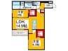 仮）CASA　MUKAINO 2LDKの間取り
