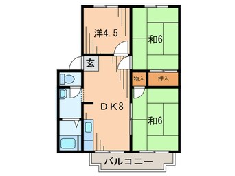 間取図 サニーハイツ東甲子園