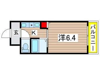 間取図 第6カシノハイツ