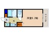 ウィズ秀和Ⅱ 1Kの間取り