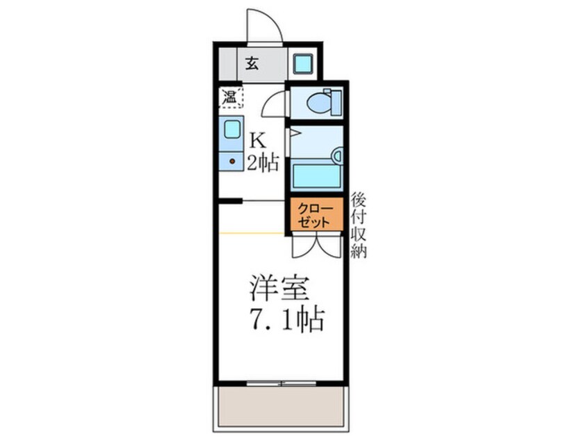 間取図 フォスマット松ヶ崎