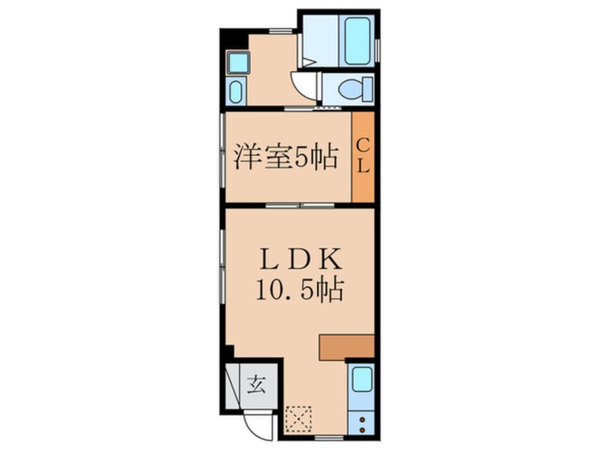 間取図 ボヌールハウス京都稲荷