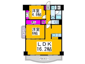 間取図 エクセレントバ－ツ