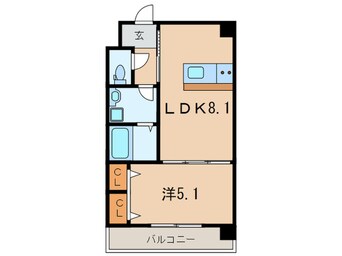 間取図 グランメール岡本