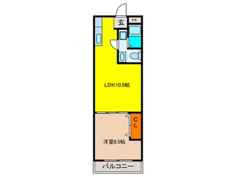 間取図 箕面ハイツ南棟