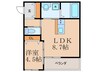 LEI大塚 1LDKの間取り