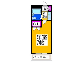 間取図 レジデンス北花田