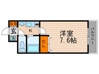 間取図 グランドパレス祇園古門前