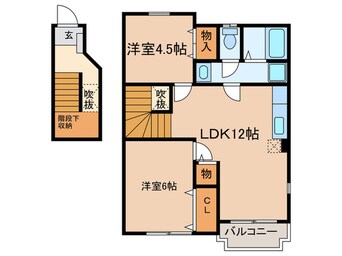 間取図 ハ－モニ－カサベルデ１号館