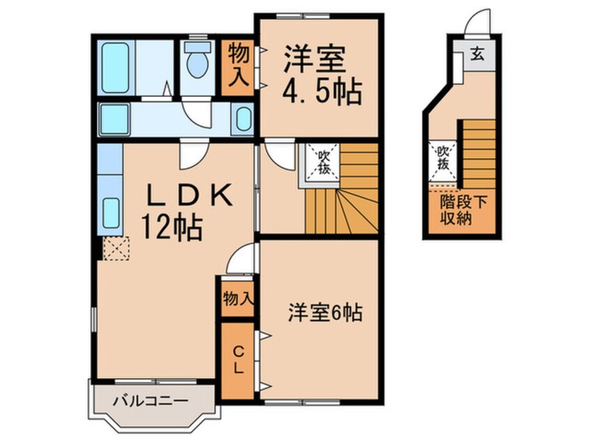 間取図 ハ－モニ－カサベルデ１号館