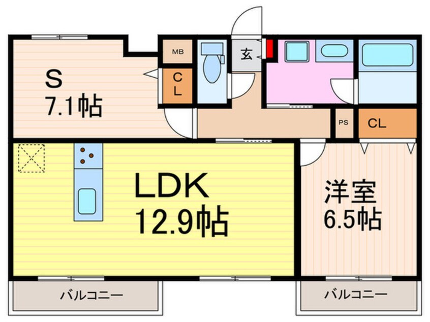 間取図 エストリュエル