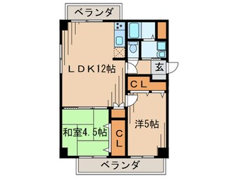 間取図 第二辰己マンション