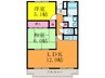 メゾンアヴェニール 2LDKの間取り